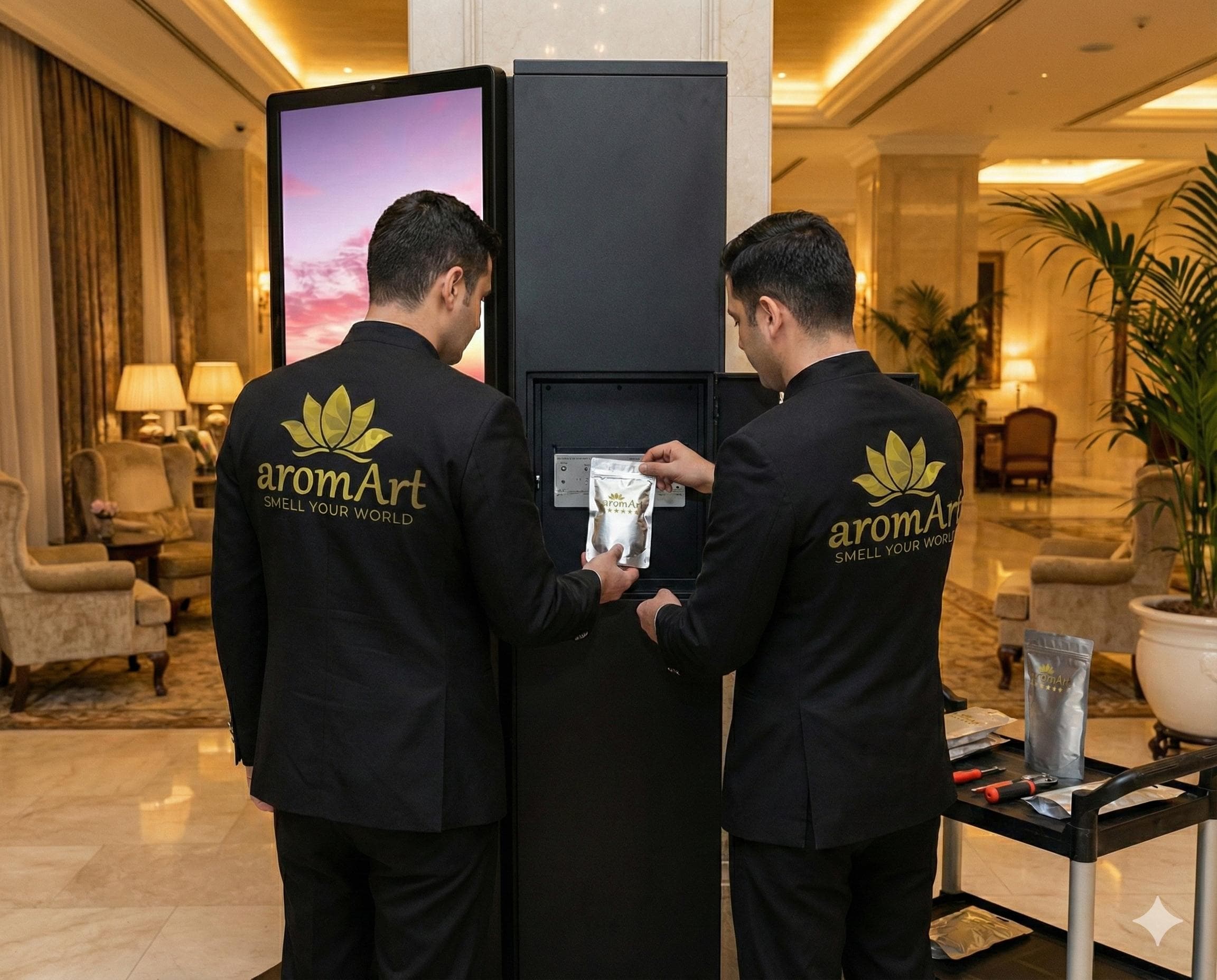 aromArt - Serviciu de aromatizare în lobby hotel